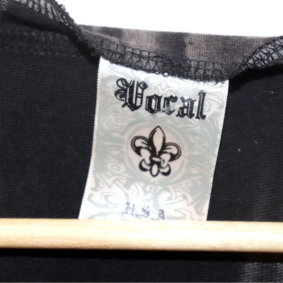 VOCAL Rock Studded COTTON Cardigan with Bleach dye and comfort fit - Picture 11 of 16